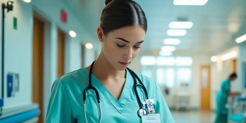 Profissional de enfermagem lidando com processo de licenciamento profissional junto ao conselho de enfermagem