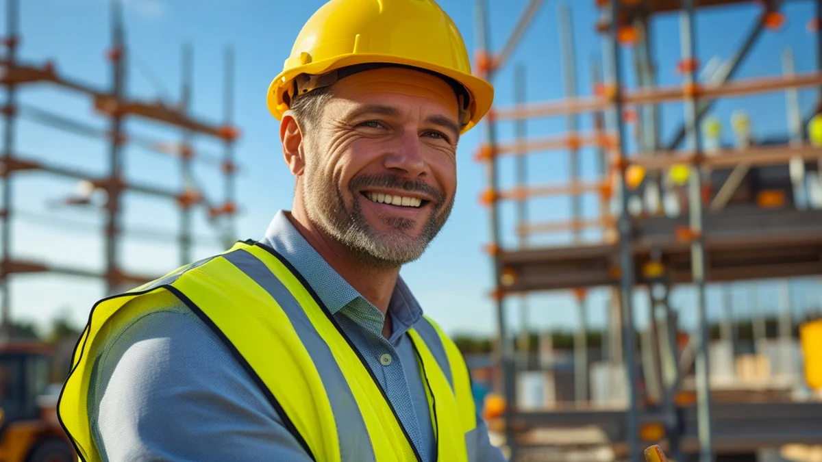 Imagem de um trabalhador utilizando equipamento de proteção individual, representando a importância da segurança em ambientes insalubres e o direito ao adicional de insalubridade.