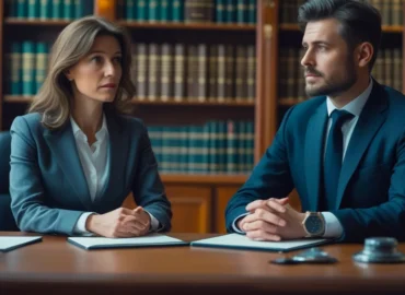 Um atestado médico e um documento do INSS dispostos sobre uma mesa, simbolizando a distinção e a relação entre os dois tipos de afastamento para o trabalho por motivos de saúde.