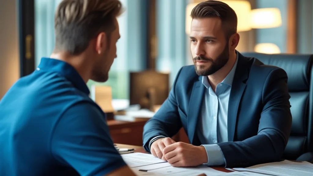 Advogado especialista em sucessão apresentando a petição de alvará judicial para saque de valores de FGTS e PIS, demonstrando a simplificação do processo de herança.