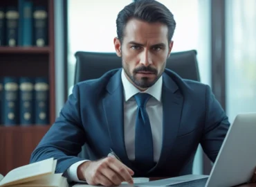 Advogado em São Paulo analisando matrícula de imóvel para comprovar venda em duplicidade por construtora.