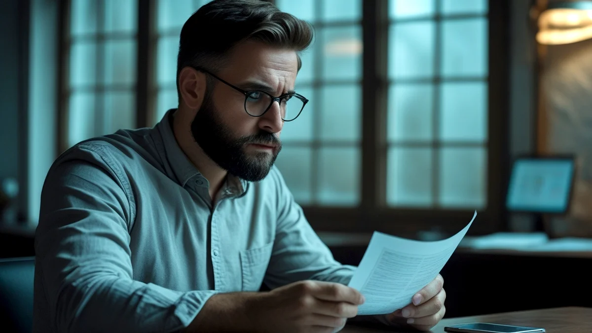 Advogado em São Paulo analisando extrato bancário para peticionar desbloqueio de conta salário retida judicialmente por dívida.
