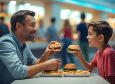 Pai e filho em momento de convívio, simbolizando o direito à convivência independente de questões financeiras de pensão.
