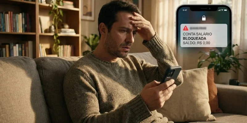 Descubra se a sua conta salário pode ser bloqueada por dívidas judiciais ou pelo banco. Entenda a lei e saiba os prazos imediatos para pedir o desbloqueio.