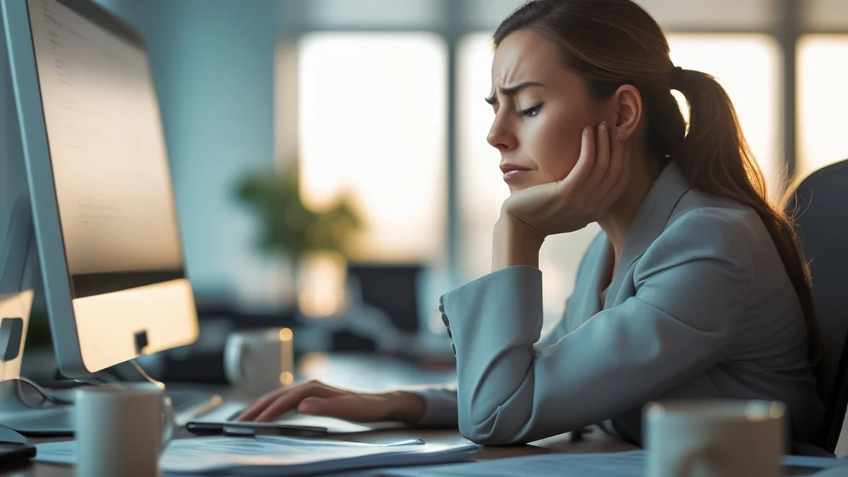 Trabalhador sobrecarregado com diversas tarefas simbolizando o acúmulo de função e o direito à indenização salarial.